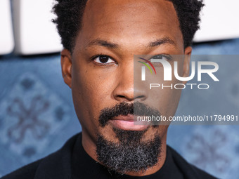 Corey Hawkins arrives at the Los Angeles Premiere Of Netflix's 'The Piano Lesson' held at The Egyptian Theatre Hollywood on November 19, 202...