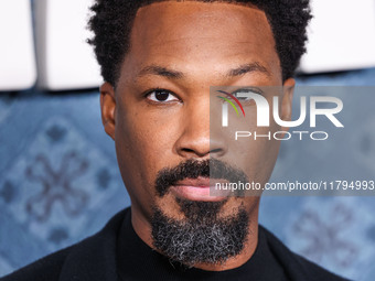 Corey Hawkins arrives at the Los Angeles Premiere Of Netflix's 'The Piano Lesson' held at The Egyptian Theatre Hollywood on November 19, 202...