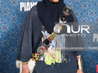 Erykah Badu arrives at the Los Angeles Premiere Of Netflix's 'The Piano Lesson' held at The Egyptian Theatre Hollywood on November 19, 2024...