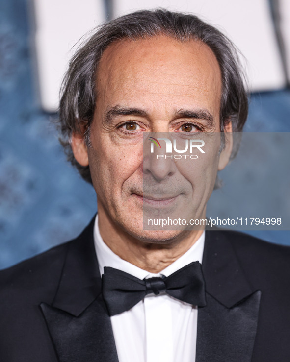 Alexandre Desplat arrives at the Los Angeles Premiere Of Netflix's 'The Piano Lesson' held at The Egyptian Theatre Hollywood on November 19,...