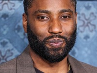 John David Washington arrives at the Los Angeles Premiere Of Netflix's 'The Piano Lesson' held at The Egyptian Theatre Hollywood on November...