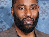 John David Washington arrives at the Los Angeles Premiere Of Netflix's 'The Piano Lesson' held at The Egyptian Theatre Hollywood on November...