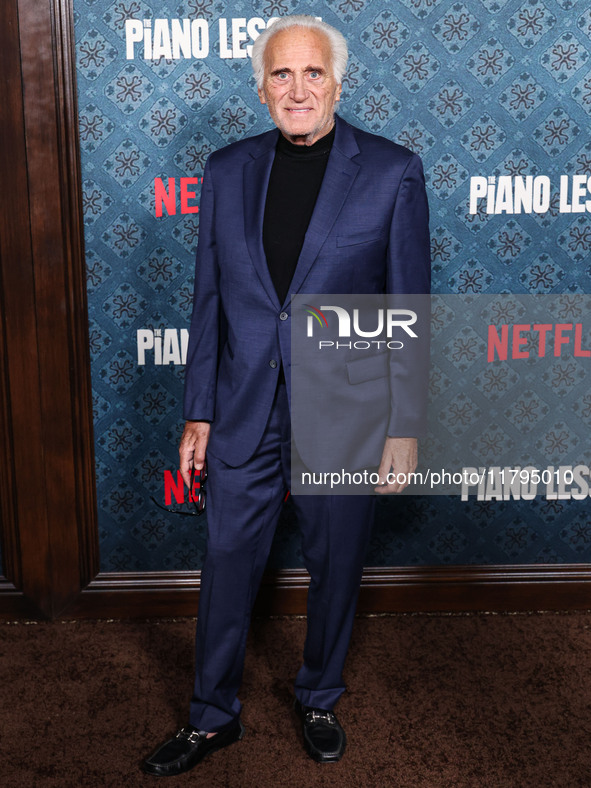 Joe Cortese arrives at the Los Angeles Premiere Of Netflix's 'The Piano Lesson' held at The Egyptian Theatre Hollywood on November 19, 2024...