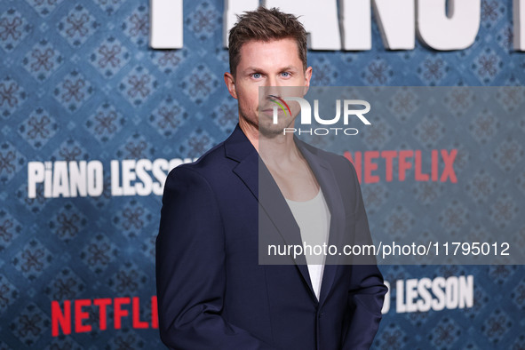 Pressly Coker arrives at the Los Angeles Premiere Of Netflix's 'The Piano Lesson' held at The Egyptian Theatre Hollywood on November 19, 202...