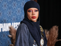 Erykah Badu arrives at the Los Angeles Premiere Of Netflix's 'The Piano Lesson' held at The Egyptian Theatre Hollywood on November 19, 2024...