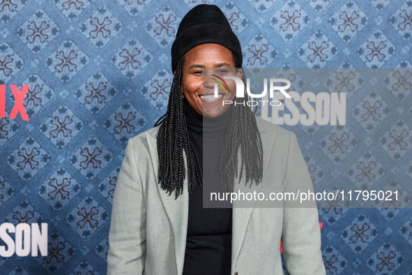 Katia Washington arrives at the Los Angeles Premiere Of Netflix's 'The Piano Lesson' held at The Egyptian Theatre Hollywood on November 19,...