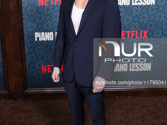 Pressly Coker arrives at the Los Angeles Premiere Of Netflix's 'The Piano Lesson' held at The Egyptian Theatre Hollywood on November 19, 202...