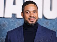 Ray Fisher arrives at the Los Angeles Premiere Of Netflix's 'The Piano Lesson' held at The Egyptian Theatre Hollywood on November 19, 2024 i...