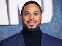 Ray Fisher arrives at the Los Angeles Premiere Of Netflix's 'The Piano Lesson' held at The Egyptian Theatre Hollywood on November 19, 2024 i...