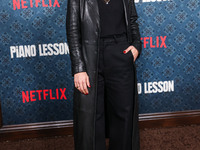 Antonia Desplat arrives at the Los Angeles Premiere Of Netflix's 'The Piano Lesson' held at The Egyptian Theatre Hollywood on November 19, 2...