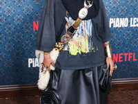 Erykah Badu arrives at the Los Angeles Premiere Of Netflix's 'The Piano Lesson' held at The Egyptian Theatre Hollywood on November 19, 2024...