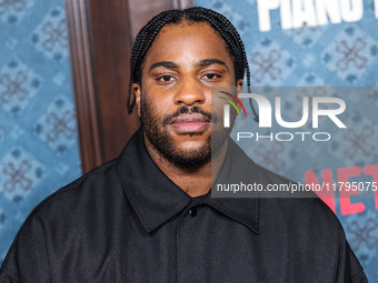 Malcolm Washington arrives at the Los Angeles Premiere Of Netflix's 'The Piano Lesson' held at The Egyptian Theatre Hollywood on November 19...