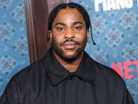 Malcolm Washington arrives at the Los Angeles Premiere Of Netflix's 'The Piano Lesson' held at The Egyptian Theatre Hollywood on November 19...