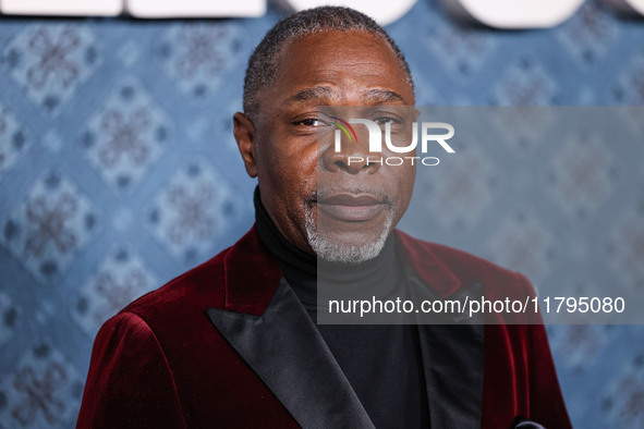 Michael Potts arrives at the Los Angeles Premiere Of Netflix's 'The Piano Lesson' held at The Egyptian Theatre Hollywood on November 19, 202...