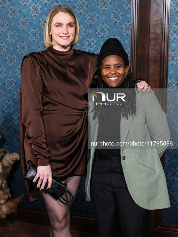 Colleen Washington and Katia Washington arrive at the Los Angeles Premiere Of Netflix's 'The Piano Lesson' held at The Egyptian Theatre Holl...