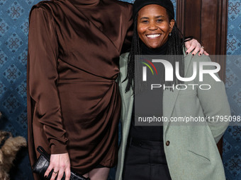 Colleen Washington and Katia Washington arrive at the Los Angeles Premiere Of Netflix's 'The Piano Lesson' held at The Egyptian Theatre Holl...