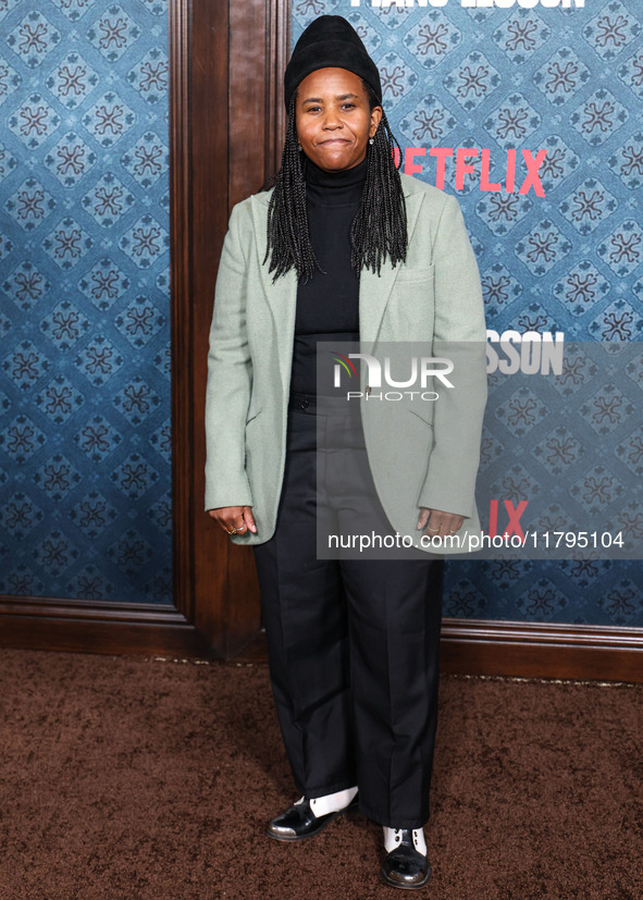 Katia Washington arrives at the Los Angeles Premiere Of Netflix's 'The Piano Lesson' held at The Egyptian Theatre Hollywood on November 19,...