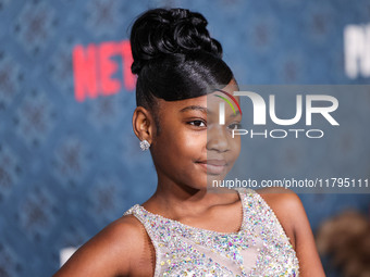 Skylar Aleece Smith arrives at the Los Angeles Premiere Of Netflix's 'The Piano Lesson' held at The Egyptian Theatre Hollywood on November 1...