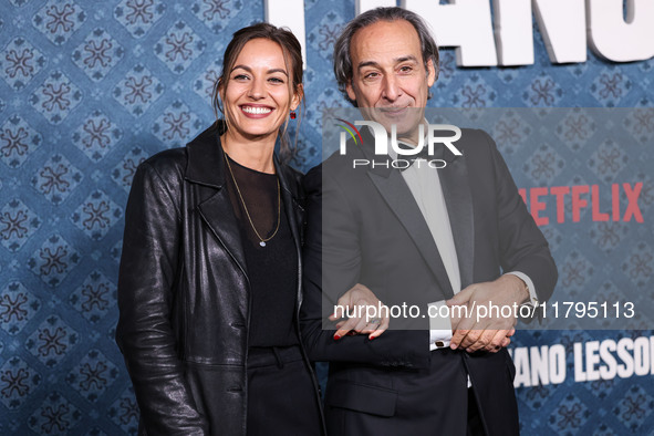 Antonia Desplat and father Alexandre Desplat arrive at the Los Angeles Premiere Of Netflix's 'The Piano Lesson' held at The Egyptian Theatre...