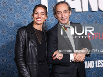 Antonia Desplat and father Alexandre Desplat arrive at the Los Angeles Premiere Of Netflix's 'The Piano Lesson' held at The Egyptian Theatre...