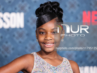 Skylar Aleece Smith arrives at the Los Angeles Premiere Of Netflix's 'The Piano Lesson' held at The Egyptian Theatre Hollywood on November 1...