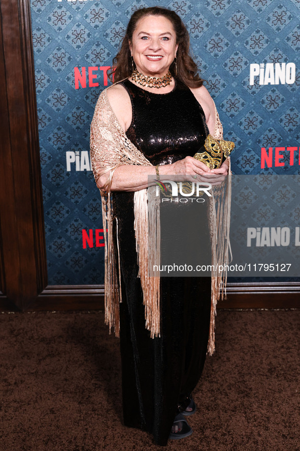 Constanza Romero arrives at the Los Angeles Premiere Of Netflix's 'The Piano Lesson' held at The Egyptian Theatre Hollywood on November 19,...