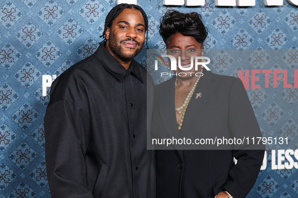 Malcolm Washington and LaTanya Richardson Jackson arrive at the Los Angeles Premiere Of Netflix's 'The Piano Lesson' held at The Egyptian Th...