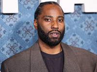 John David Washington arrives at the Los Angeles Premiere Of Netflix's 'The Piano Lesson' held at The Egyptian Theatre Hollywood on November...