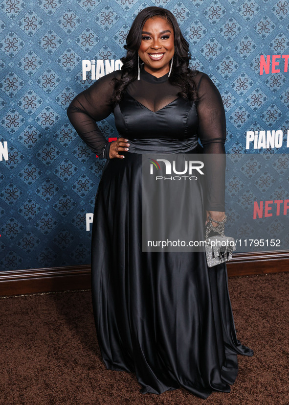 Para Malden arrives at the Los Angeles Premiere Of Netflix's 'The Piano Lesson' held at The Egyptian Theatre Hollywood on November 19, 2024...