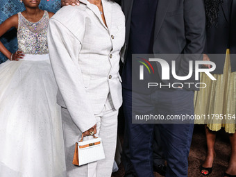 Pauletta Washington and husband Denzel Washington arrive at the Los Angeles Premiere Of Netflix's 'The Piano Lesson' held at The Egyptian Th...