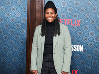 Katia Washington arrives at the Los Angeles Premiere Of Netflix's 'The Piano Lesson' held at The Egyptian Theatre Hollywood on November 19,...