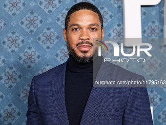 Ray Fisher arrives at the Los Angeles Premiere Of Netflix's 'The Piano Lesson' held at The Egyptian Theatre Hollywood on November 19, 2024 i...