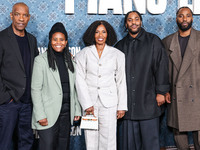 Denzel Washington, Katia Washington, Pauletta Washington, Malcolm Washington and John David Washington arrive at the Los Angeles Premiere Of...