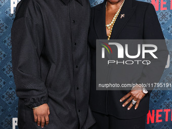 Malcolm Washington and LaTanya Richardson Jackson arrive at the Los Angeles Premiere Of Netflix's 'The Piano Lesson' held at The Egyptian Th...