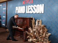 Alexandre Desplat arrives at the Los Angeles Premiere Of Netflix's 'The Piano Lesson' held at The Egyptian Theatre Hollywood on November 19,...