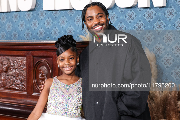 Skylar Aleece Smith and Malcolm Washington arrive at the Los Angeles Premiere Of Netflix's 'The Piano Lesson' held at The Egyptian Theatre H...