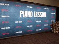 A general view of atmosphere at the Los Angeles Premiere Of Netflix's 'The Piano Lesson' held at The Egyptian Theatre Hollywood on November...