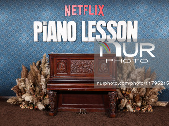 A general view of atmosphere at the Los Angeles Premiere Of Netflix's 'The Piano Lesson' held at The Egyptian Theatre Hollywood on November...