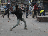 Students of Dhaka College and City College erupt in a violent clash in Dhaka, Bangladesh, on November 20, 2024. (