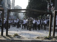 Students of Dhaka College and City College erupt in a violent clash in Dhaka, Bangladesh, on November 20, 2024. (