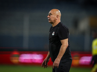 Hossam Hassan is the head coach of the Egypt team during the Africa Cup of Nations Qualifiers match between Egypt and Botswana at 30 June Ai...