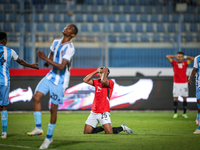 Osama Faisal of the Egypt team plays during the Africa Cup of Nations Qualifiers match between Egypt and Botswana at 30 June Air Defence Sta...