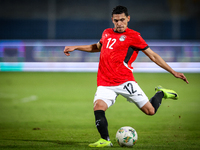 Mohamed Hamdi of the Egypt team plays during the Africa Cup of Nations Qualifiers match between Egypt and Botswana at 30 June Air Defence St...