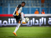 Goitseone Phoko of the Botswana team plays during the Africa Cup of Nations Qualifiers match between Egypt and Botswana at 30 June Air Defen...