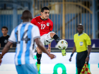 Mohamed Hamdi of the Egypt team plays during the Africa Cup of Nations Qualifiers match between Egypt and Botswana at 30 June Air Defence St...