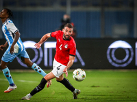 Omar Kamal of the Egypt team plays during the Africa Cup of Nations Qualifiers match between Egypt and Botswana at 30 June Air Defence Stadi...