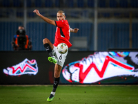 Ahmed Beckham of the Egypt team plays during the Africa Cup of Nations Qualifiers match between Egypt and Botswana at 30 June Air Defence St...