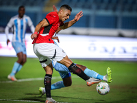 Mostafa Mohamed of the Egypt team plays during the Africa Cup of Nations Qualifiers match between Egypt and Botswana at 30 June Air Defence...