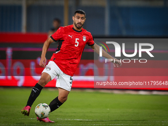 Mohamed Youssef of the Egypt team plays during the Africa Cup of Nations Qualifiers match between Egypt and Botswana at 30 June Air Defence...