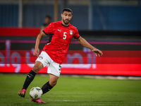 Mohamed Youssef of the Egypt team plays during the Africa Cup of Nations Qualifiers match between Egypt and Botswana at 30 June Air Defence...